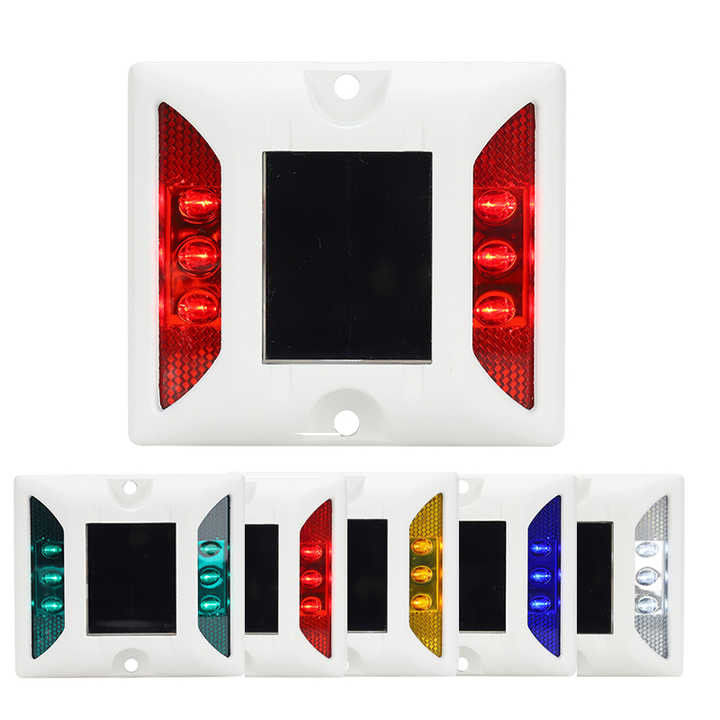 Epistar LED Chip Aluminium Solar LED Road Studs 2.5V Voor oplossingen voor verkeersveiligheid