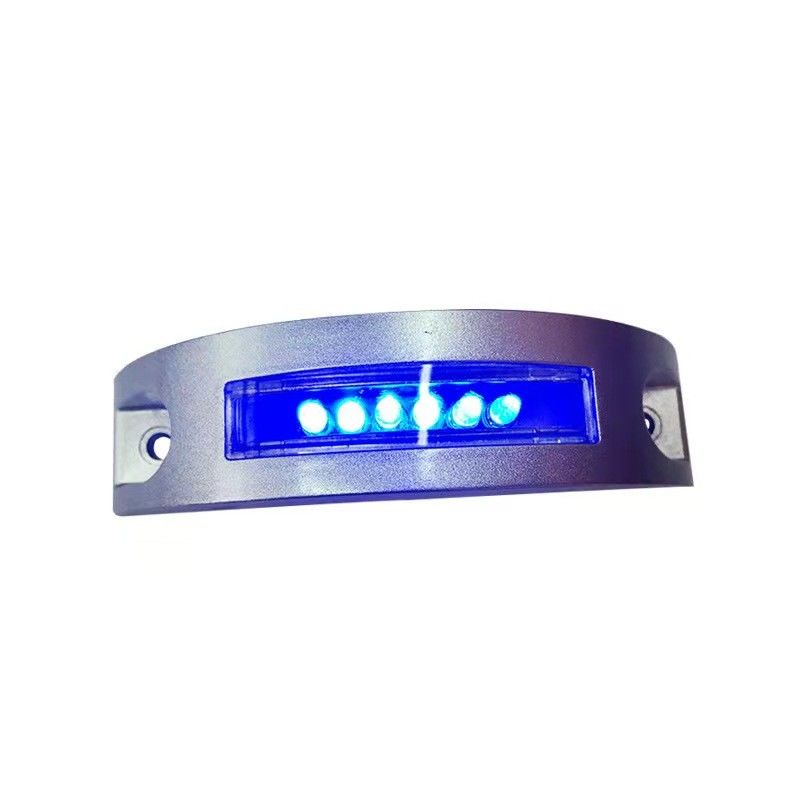 Halve maan Blauwe LED-kleur Zonne-kattenogen Wegstok voor betere verkeersveiligheid