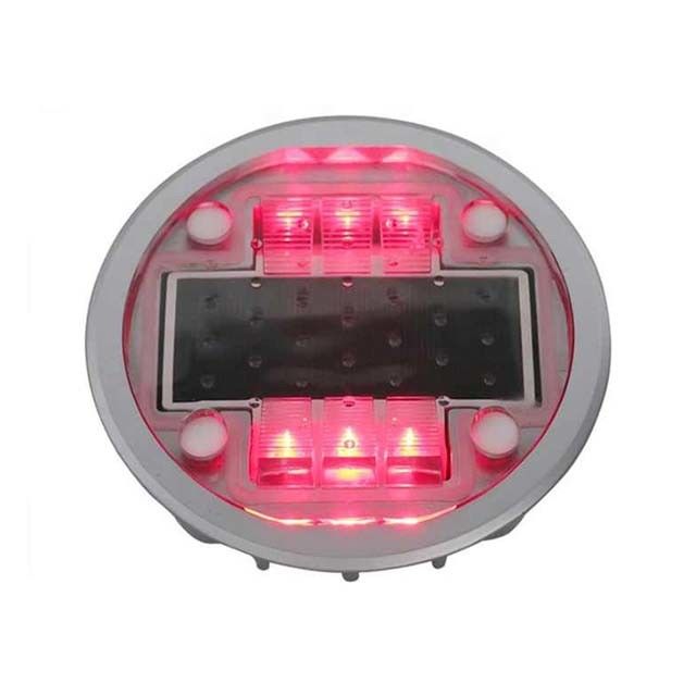 Rood LED-kleuren snelweg zonnewegmarkeringen voor verkeersveiligheid