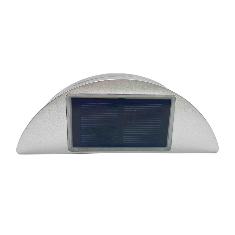 Halve maan vorm zonnewegmarker lampen Aluminium hoesje flitsende truck LED