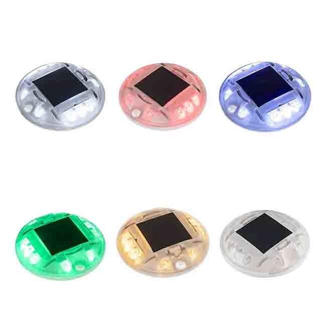 Hoge helderheid PC Ronde vorm Zonnewandmarker Licht IP68 Plastic Cat Eye