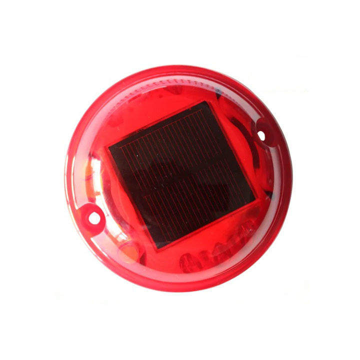 Ronde Plastic Solar Road Studs Solar Powered Road Reflectors LED Cat Eyes Licht