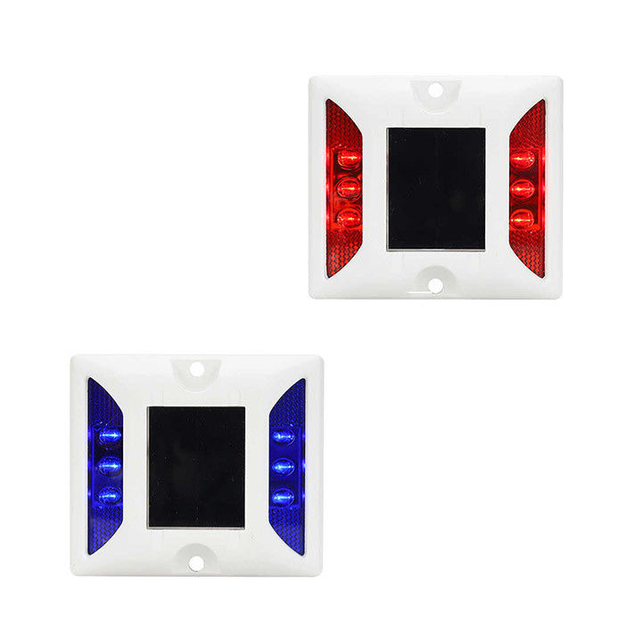 Zonne-energie LED-wegstokjes licht knipperend LED-wegwaarschuwingslicht