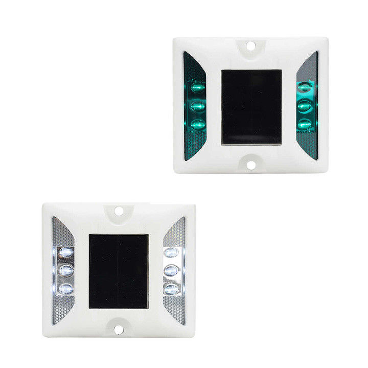 Zonne-energie LED-wegstokjes licht knipperend LED-wegwaarschuwingslicht