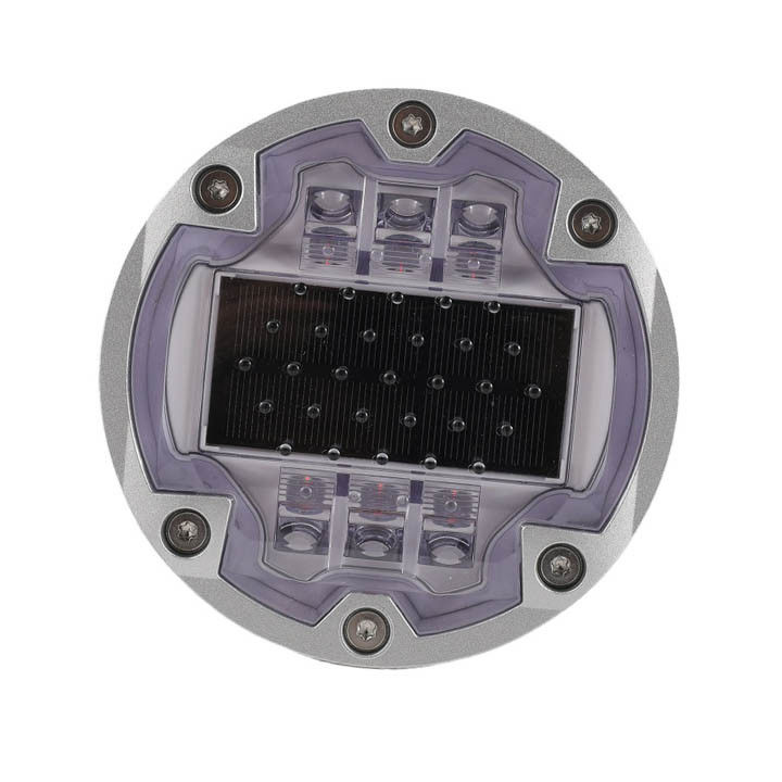 Blinkende zonne-LED-wegmarkerlichten IP68 Zebra Crossing LED-wandlampjes