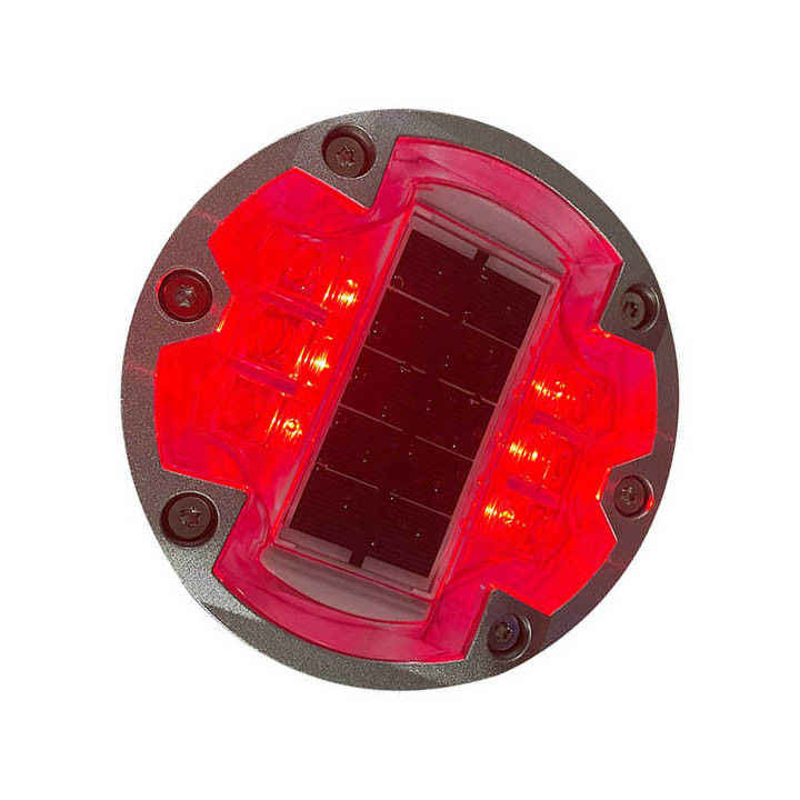 Aluminium LED-wegstokjes Zonneweg Katten Ogen Stokken Oprijlaan Marker Licht