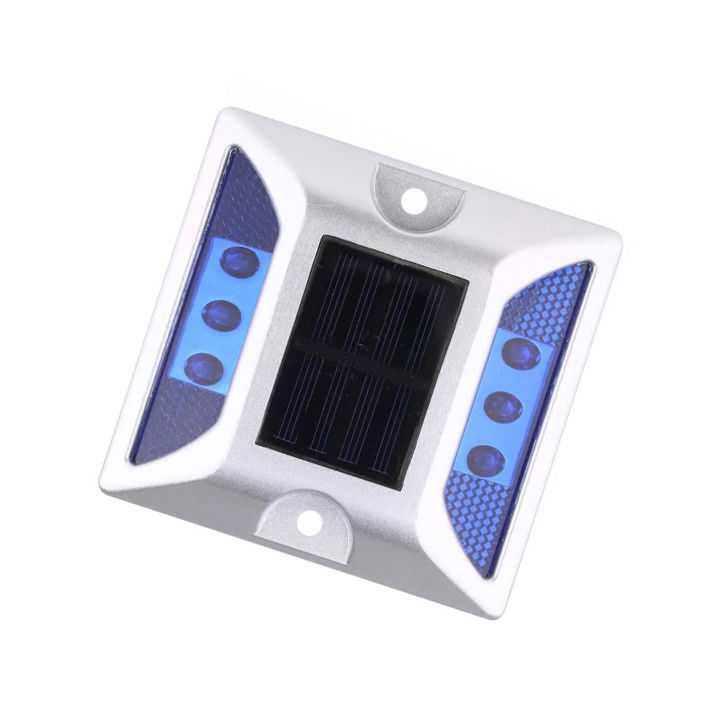 Aluminium LED knipperend kattenogen wegstok zonne-reflecterend indicator marker licht